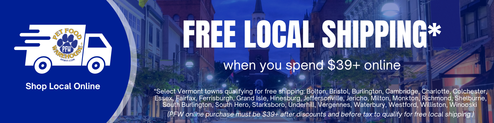 FREE Local Shipping when you spend $39+